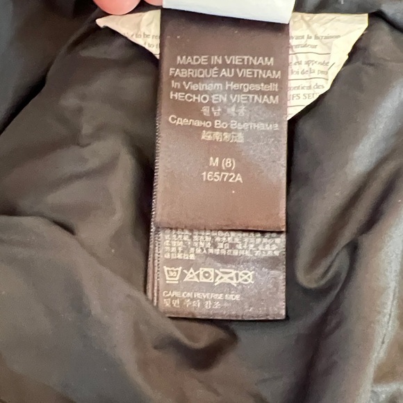 Marmot Black Down Quilted Mini Skirt Medium - Picture 9 of 12